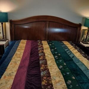 Source Unknown Multicolor Striped Comforter